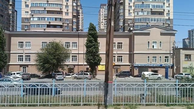 РОСТОВ-НА-ДОНУ ИЗ ОКНА ПОЕЗДА