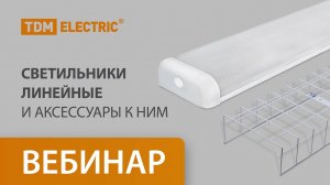 Светильники линейные и аксессуары к ним ТМ TDM ELECTRIC