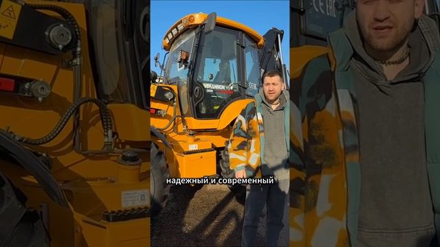 Shanmon 388H Обзор универсального экскаватора-погрузчика. Часть 2