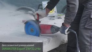 Диск сегментный DIAMASTER Expert 230*22,2*8z универсал