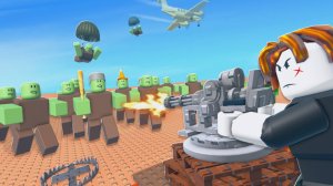 🧟♂️МЕРТВАЯ ОБОРОНА ROBLOX#ПРОТИВ КУЧИ ЗОМБИ🧟♂️