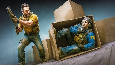 ОН ДАЖЕ НЕ ПОНЯЛ, ЧТО СТОЯЛ НА МНЕ!!! УГАРНЫЕ ПРЯТКИ В CS 2!!!