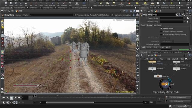 23 - Refine the scene materials and light