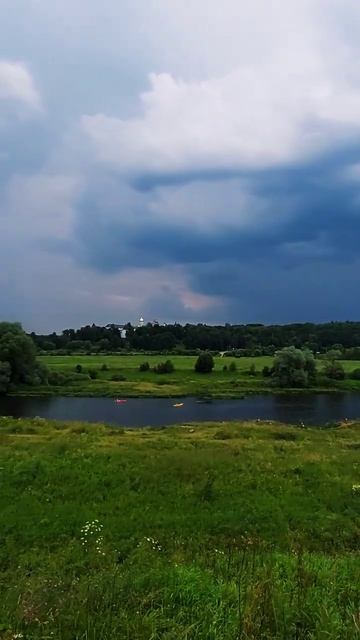Москва река г. Звенигород  russia история travel rus природа река звенигород