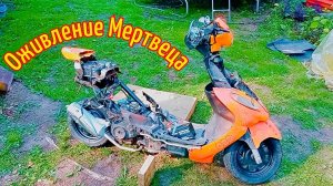 ОЖИВЛЕНИЕ СКУТЕРА ПОСЛЕ ДОЛГИХ ЛЕТ ПРОСТОЯ.ВОССТАНАВЛИВАЮ ДО РАБОЧЕГО СОСТОЯНИЯ