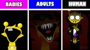 INCREDIBOX SPRUNKI PHASE 4👶 | BABIES vs ADULTS vs HUMAN! 💀 ВОЗРАСТНОЙ ХОРРОР! #сезонконтентаRUTUBE