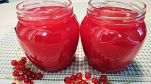 ЖЕЛЕ за 15 минут. из красной смородины