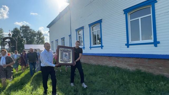 🙏 Крестный ход из Жадовской Пустыни  Встреча в Еделево . Летопись Нафанаила