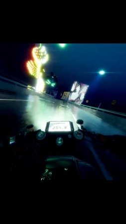 Улетел с трассы▶Night run  #shorts