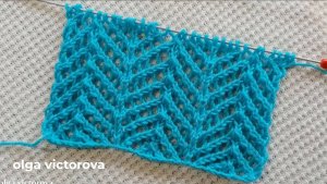 491 АЖУРНЫЙ УЗОР СПИЦАМИ ЕЛОЧКА Вязание Узоры спицами