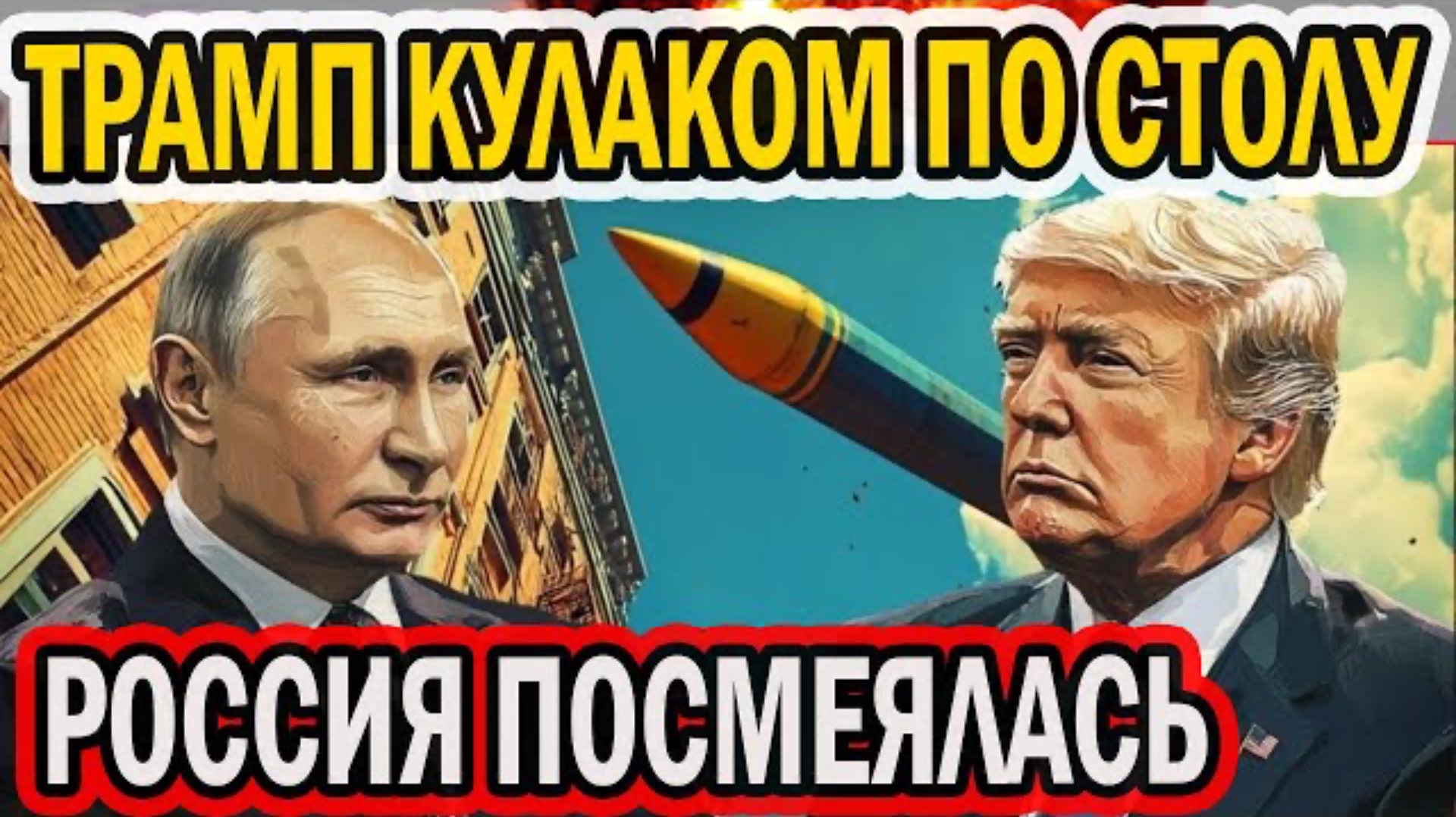 ТРАМП УГРОЖАЕТ - РОССИЯ СМЕЁТСЯ, УКРОИНУ ТРЯСЁТ ОТ СТРАХА
