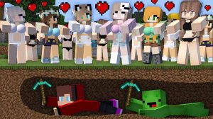 Джей Джей и Майки спасаются от Женского Апокалипсиса в Майнкрафт | Minecraft мультфильм