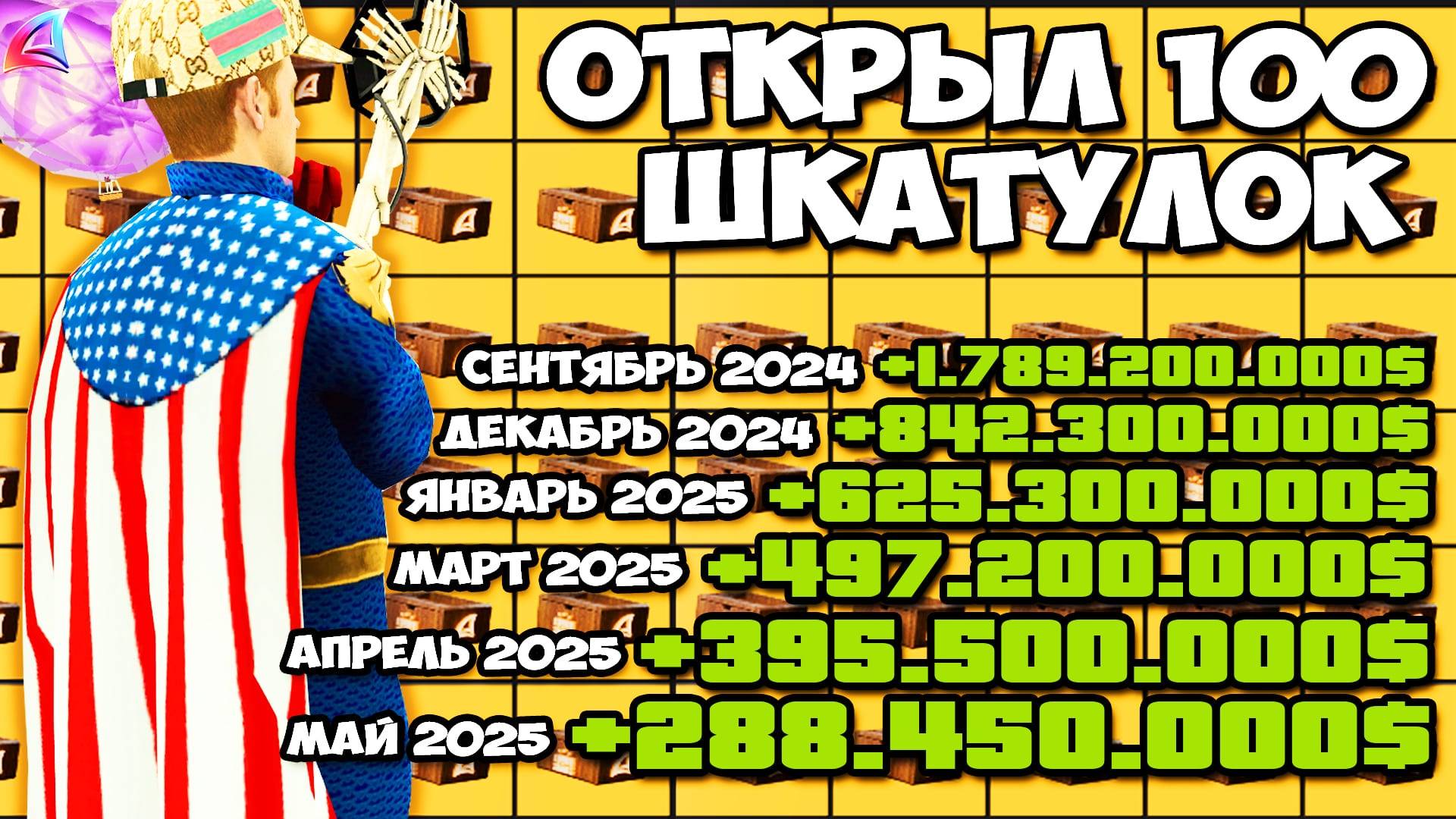ОТКРЫЛ 100 ШКАТУЛОК КЛАДОИСКАТЕЛЯ ЗА 1.2 МЛРД VC  СТОИТ ЛИ БРАТЬ ПОСЛЕ ОБНОВЫ? ARIZONA RP GTA SAMP