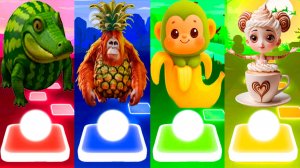 ГЛОРБО ФРУТОДРИЛО 🆚 ОРАНГУТИНИ АНАНАСИНИ 🆚 ШИМПАНЗИНИ БАНАНИНИ 🆚 БАЛЕРИНА КАПУЧИНО | Tiles №73