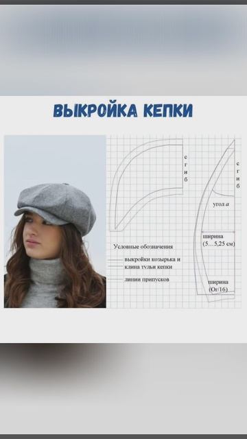 выкройки шапочек