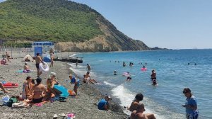 Пляж Сукко днём 15 июля 2025 года