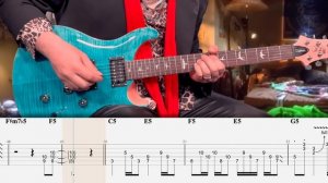 Уроки игры на электрогитаре | Aerosmith - Amazing | Guitar Tab | Lesson