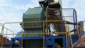 Переработка породы в дробилке ДИМ-800К