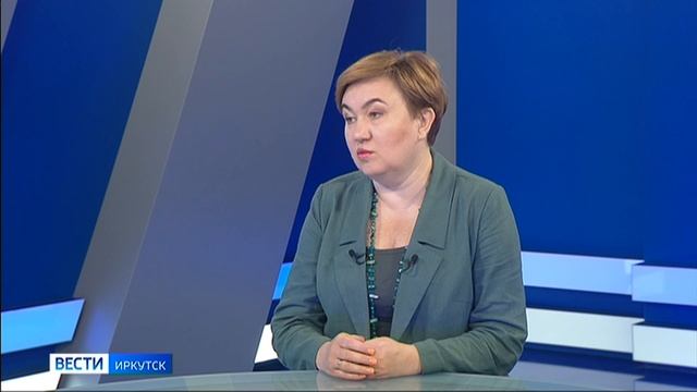 Гость в студии - заместитель министра образования Иркутской области Елена Апанович