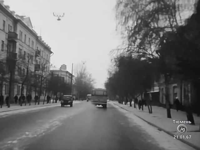 1967 год. "Хочу в Тюмень". Первый киноклип тюменского ТВ.
