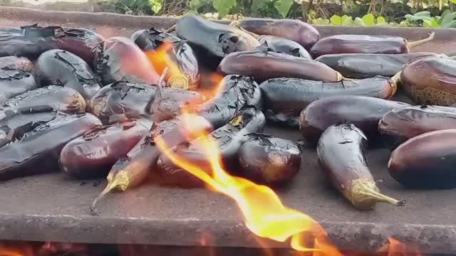 Самая вкусная икра из баклажанов на зиму. Быстро и вкусно! смотреть онлайн