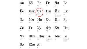 АЛФАВИТ. БУКВА "З"