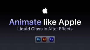Создание анимации интерфейса в стиле Apple в After Effects (Liquid Glass UI Animation)