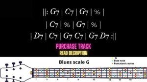 Slow Blues Backing Track in G