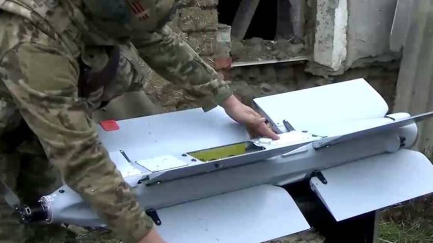 Танк боевиков ВСУ уничтожили "Ланцетом" на запорожском направлении