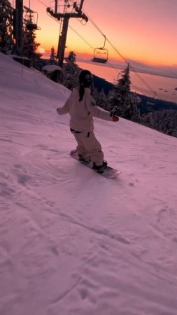 Красивое Небо и Сноуборд 🎿
