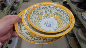 Новая посуда с лимонами и райскими птичками! Кашпо на ножках. Кружки с котиками. Обзор Фамилия