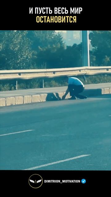 Пусть весь мир остановиться #добро