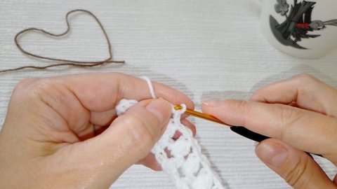 Узор крючком 9 #вязаниекрючком #узорыкрючком