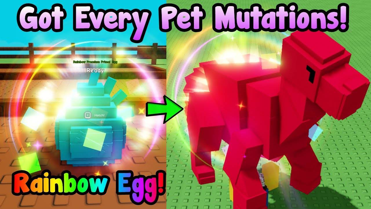 I Hatched Rarest Rainbow Egg And Got Every Pet Mutations In Grow A Garden Roblox! смотреть онлайн