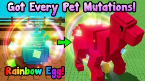 I Hatched Rarest Rainbow Egg And Got Every Pet Mutations In Grow A Garden Roblox!