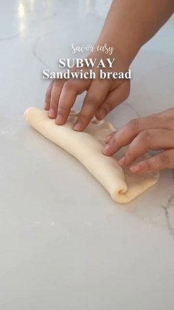 HOMEMADE Subway Sandwich Bread  #food #shorts #subway #bread #homemade #savoreasy