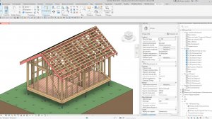 Проектирование каркасного дома 6х4 м. Анонс нового курса Revit