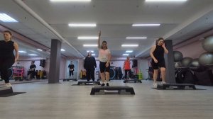 СТЕП АЭРОБИКА ЦЕЛАЯ ТРЕНИРОВКА / STEP AEROBICS