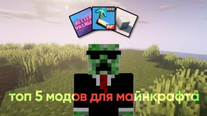 Топ 5 лучших модов в майне!