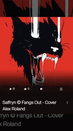 Saffryn © Fangs Out - Cover Alex Roland