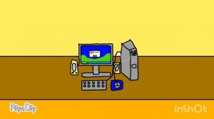 злой офисный работник ломает компьютер из-за синего экрана смерти