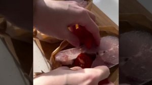 Запеченная с овощами Пангасиус