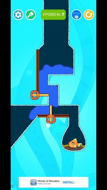 Уровень 7 - Save the Fish (Спаси рыбу) #4 смотреть онлайн