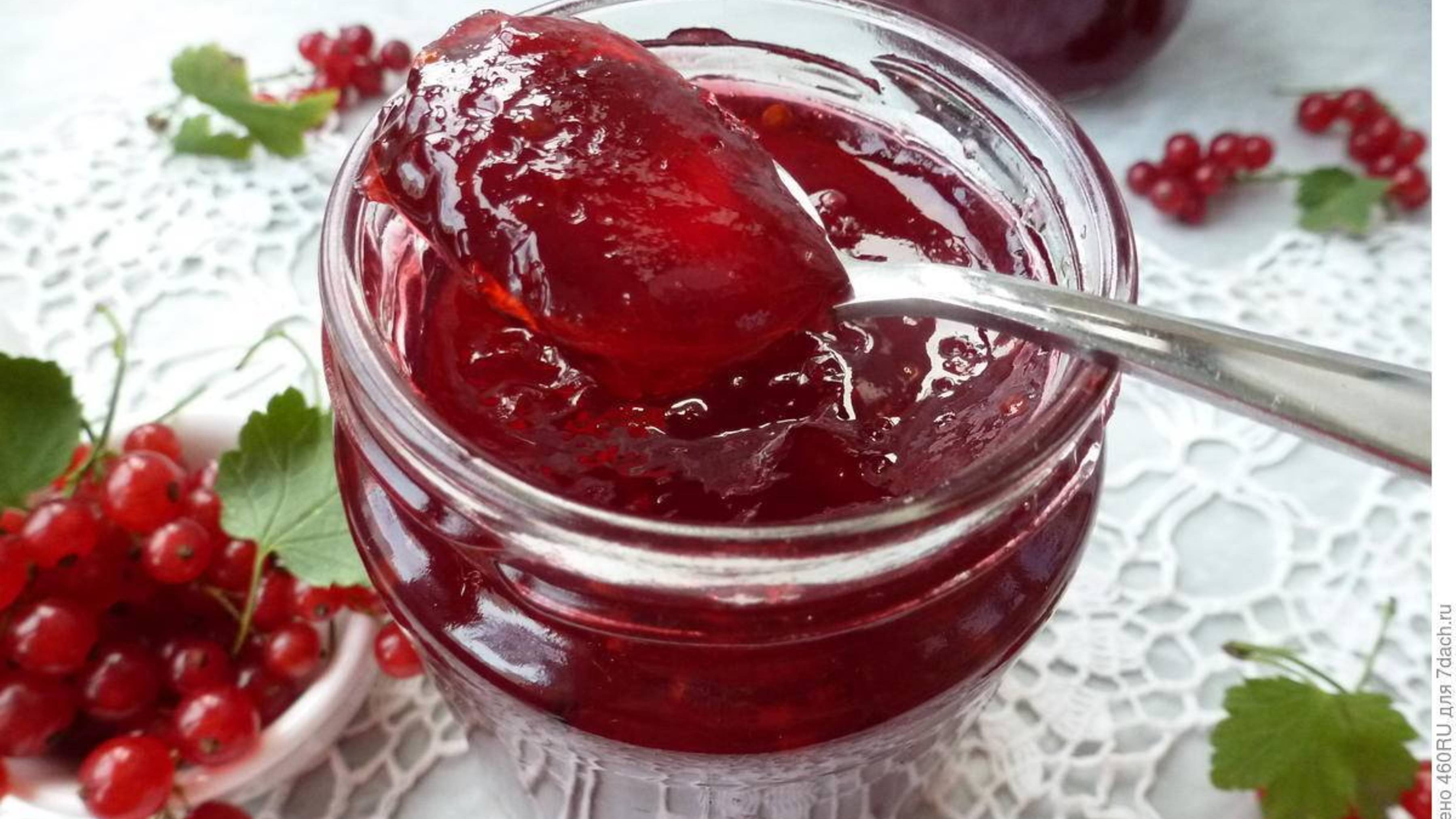 Желе из красной смородины. Простой рецепт.