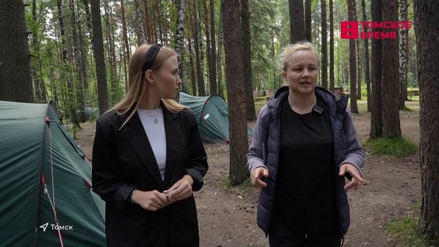 Томск намерен развивать палаточный туризм