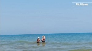 Анапа пляж Витязево сегодня 16 июля 2025. Море, погода в Анапе сейчас. Есть ли мазут на пляжах Анапы
