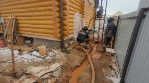 МГБУ Ураган в работе.Бурим скважину в мороз в труднодоступном месте  .#буровоедело#скважина#бурение