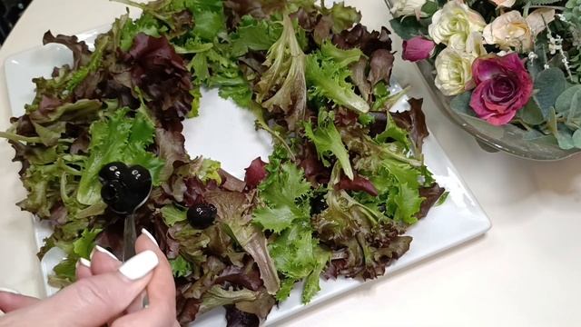 Звезда праздничного стола! Салат с красной рыбой и апельсином без майонеза! Рецепт.
