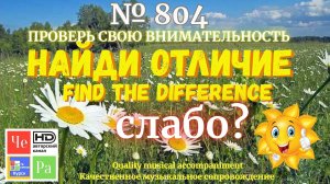 "Найди отличие" / "Spot the Difference" _ выпуск № 804