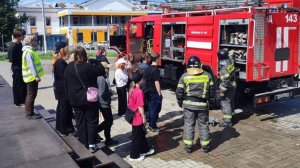 Профилактическое мероприятие «Юные пожарные» в летнем трудовом лагере